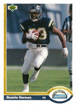 Ronnie Harmon San Diego Chargers 1991 Upper Deck NFL #149